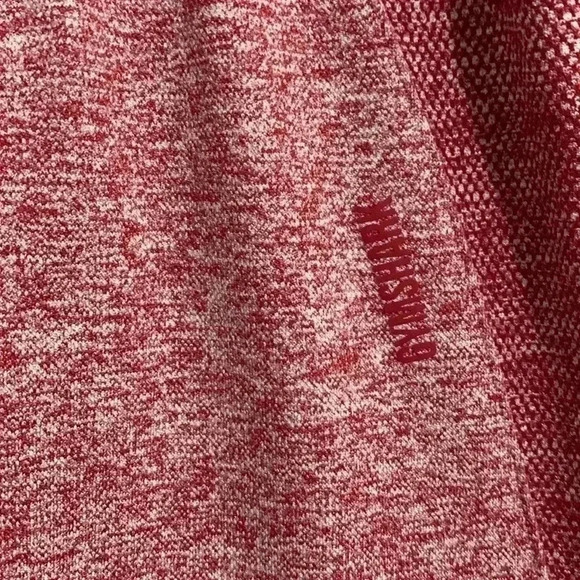 BNWOT Gymshark high waisted flex leggings size  M in Red marl colour - Picture 4 of 5